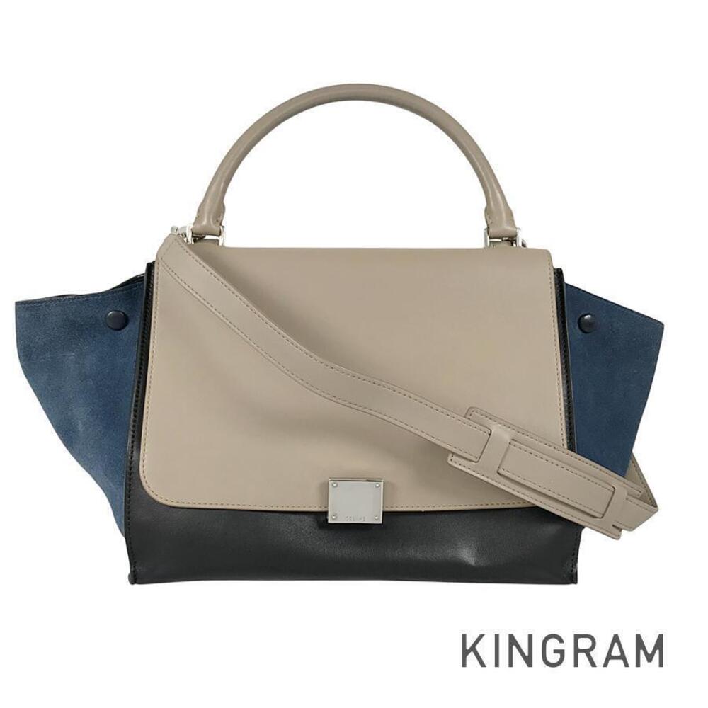 Celine Trapeze Leather Handbag